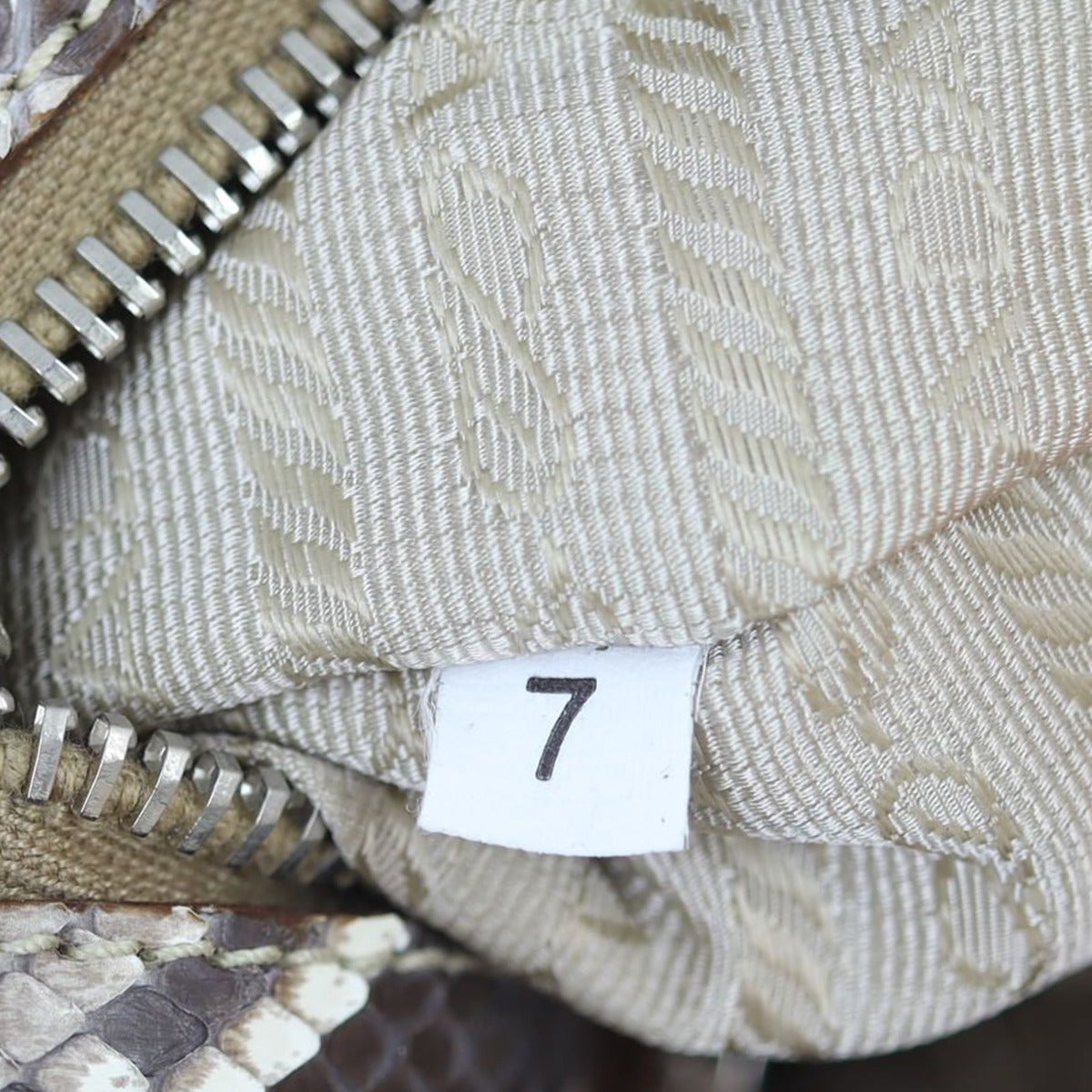 Prada Python Logo Hobo Date code
