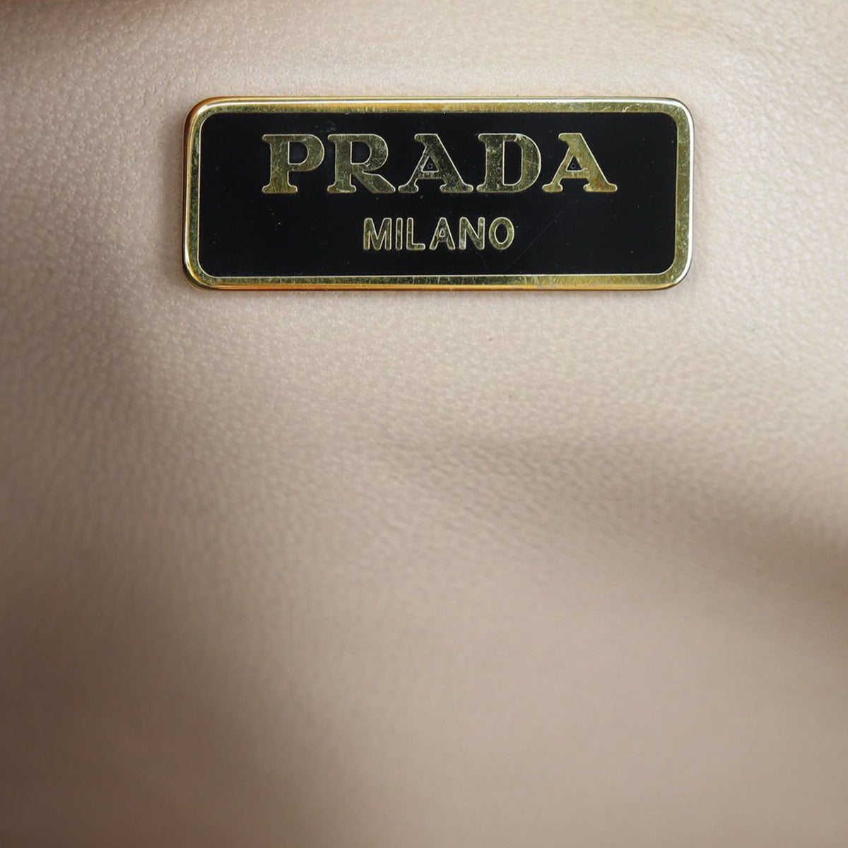 Prada Saffiano Camera Crossbody Chain Bag Stamp
