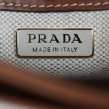 Prada Logo Plaque Shoulder Bag Stamp
