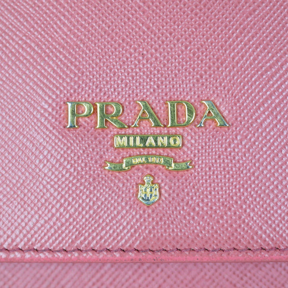 Prada Saffiano Metal Wallet on Strap Hardware

