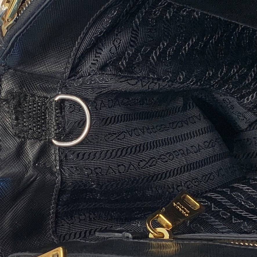 Prada Saffiano Lux Galleria Double Zip Tote Medium