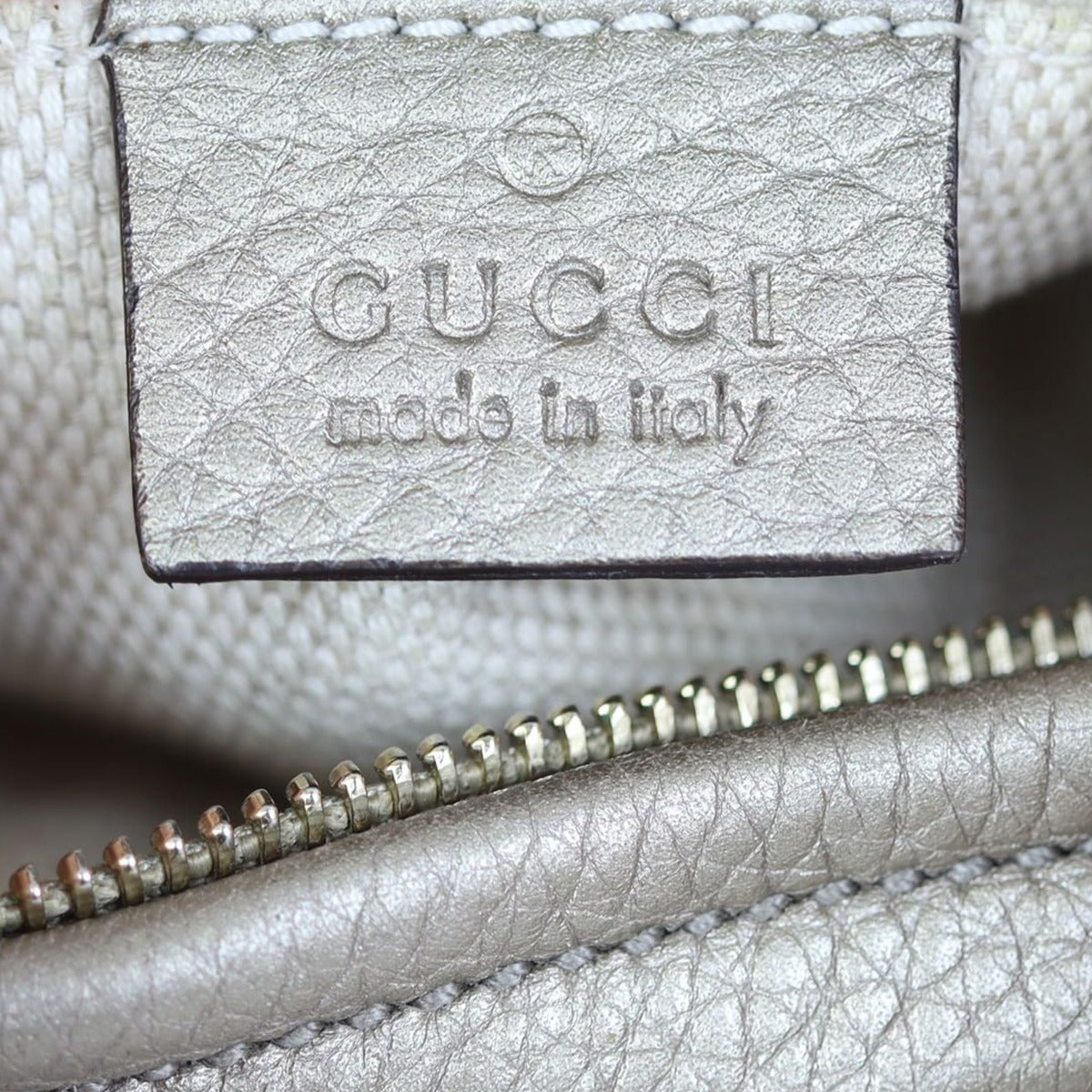 Gucci Soho Crossbody (champagne) Stamp
