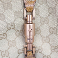 Gucci GG Canvas Jackie Nailhead Tote Hardware
