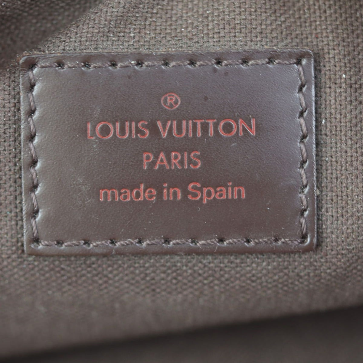 Louis Vuitton Brooklyn Waist Bag Damier Ebene Stamp