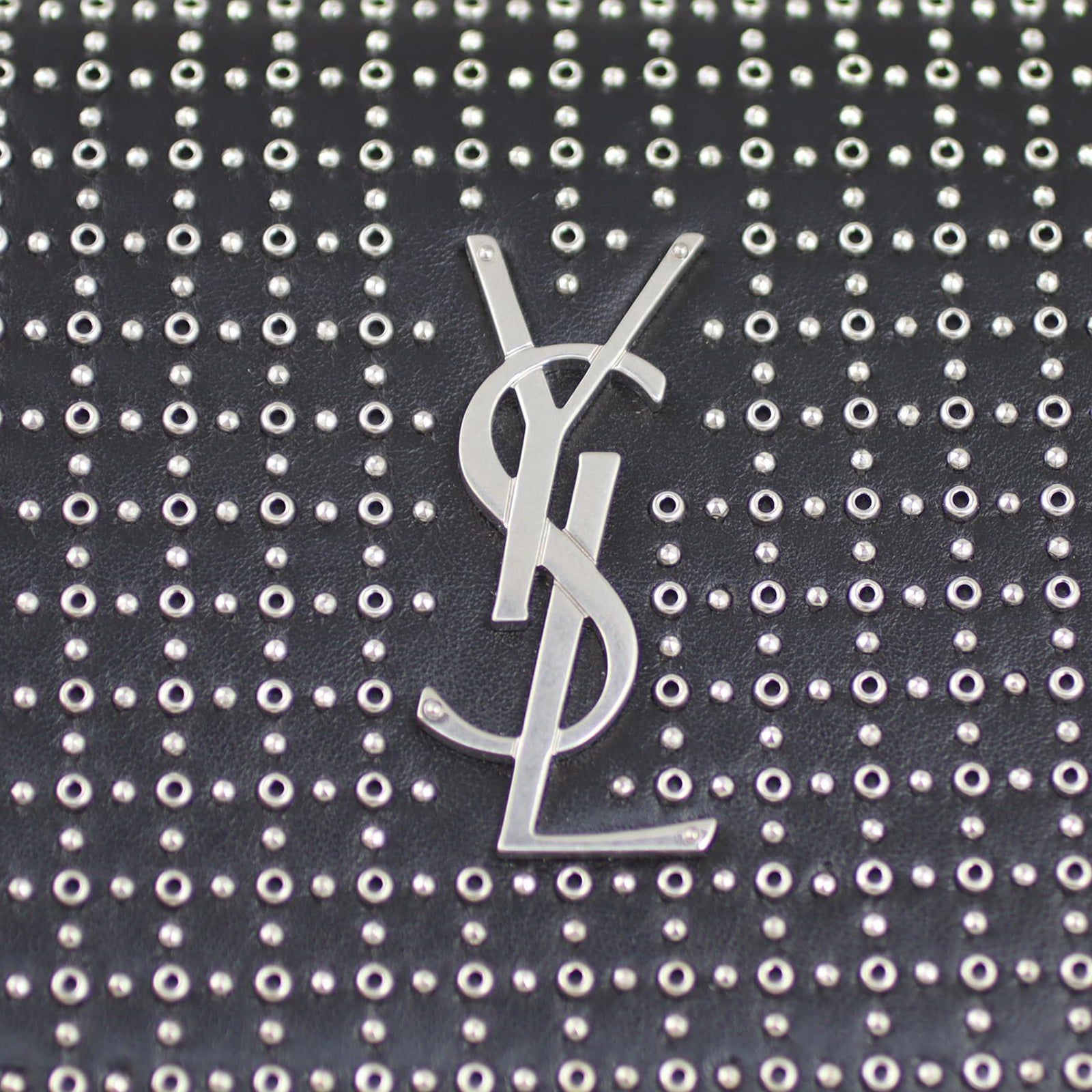 Saint Laurent Microstud and Rivet Kate Chain Bag Hardware