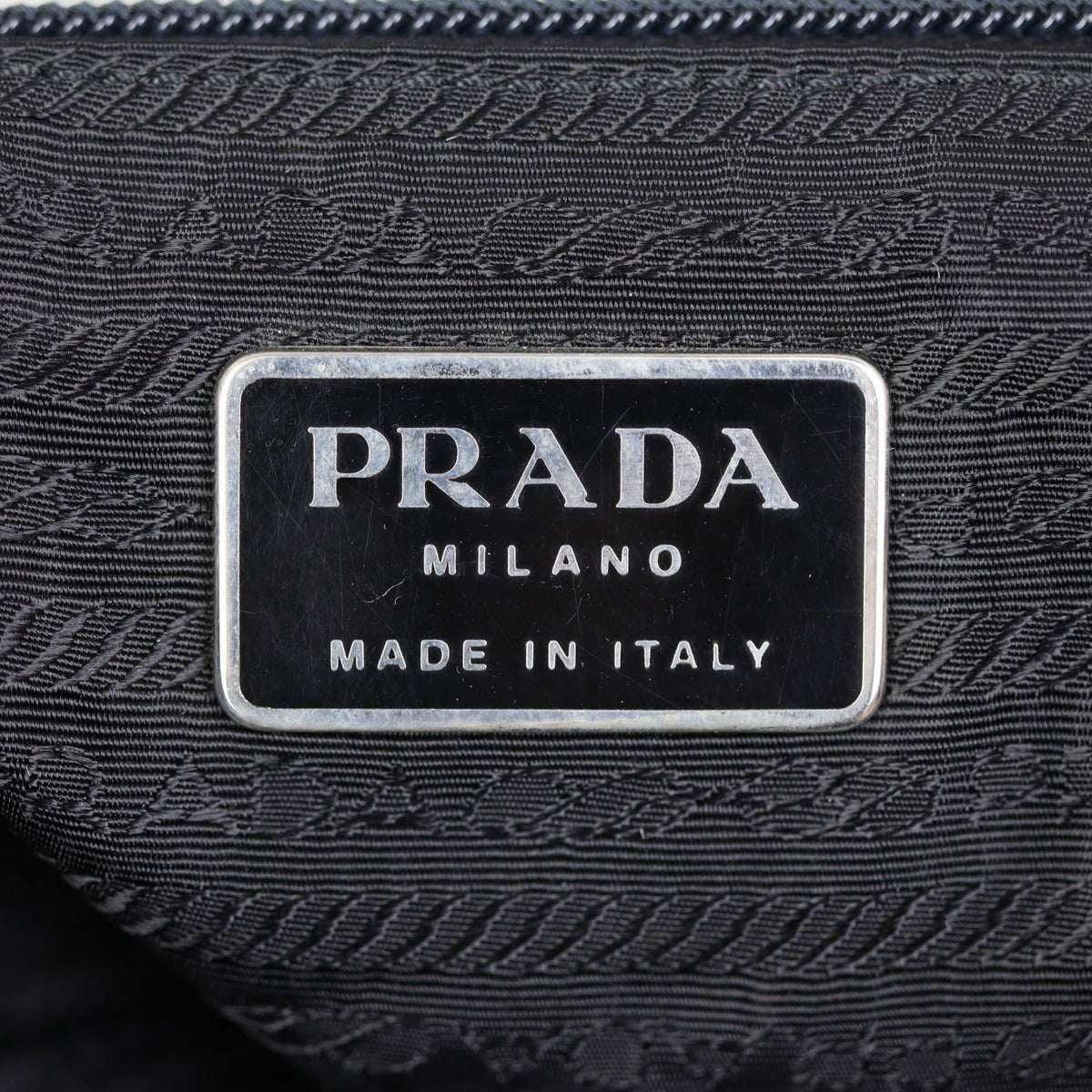 Prada Tessuto Drawstring  Backpack Stamp
