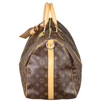 Louis Vuitton Keepall 50 Bandouliere Monogram Side