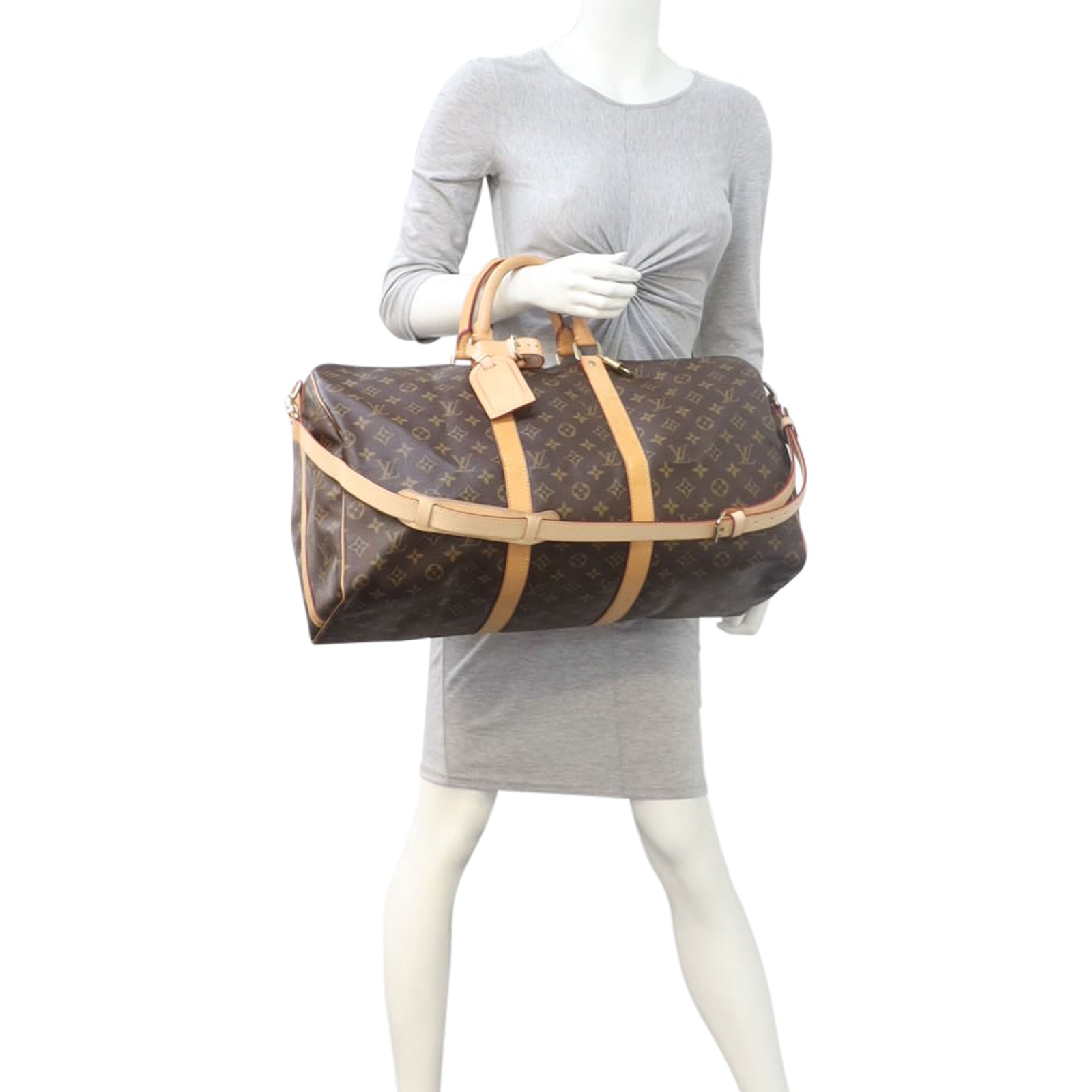 Louis Vuitton Keepall 50 Bandouliere Monogram Mannequin