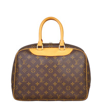 Louis Vuitton Deauville Bowling Vanity Monogram Back