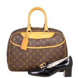 Louis Vuitton Deauville Bowling Vanity Monogram Shoe