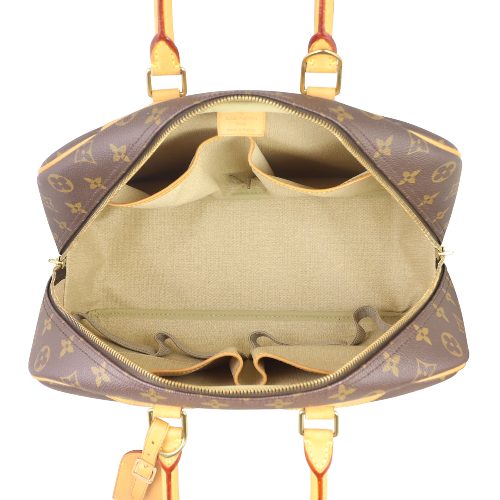 Louis Vuitton Deauville Bowling Vanity Monogram Whole interior