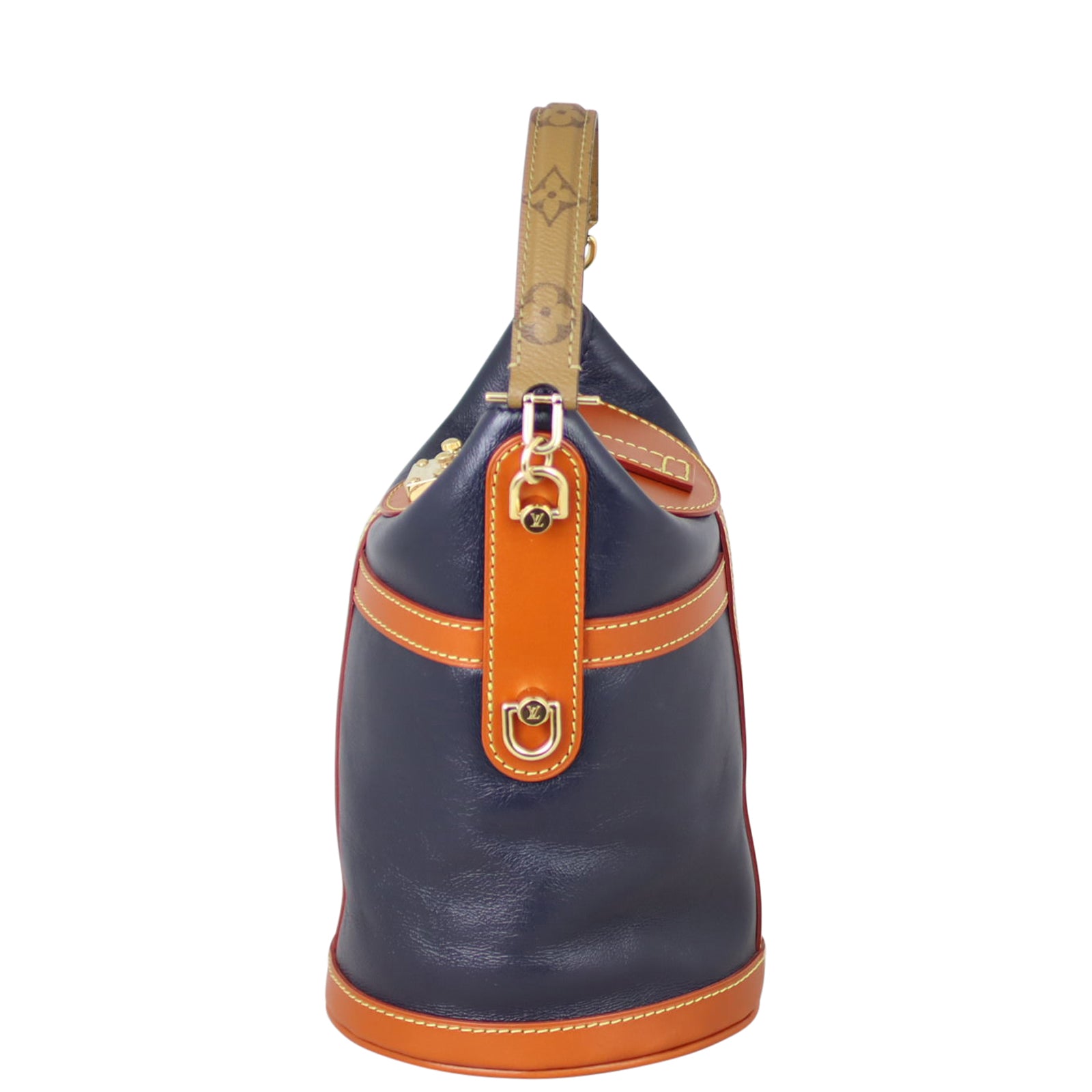 Louis Vuitton Duffle Bag Calfskin Side