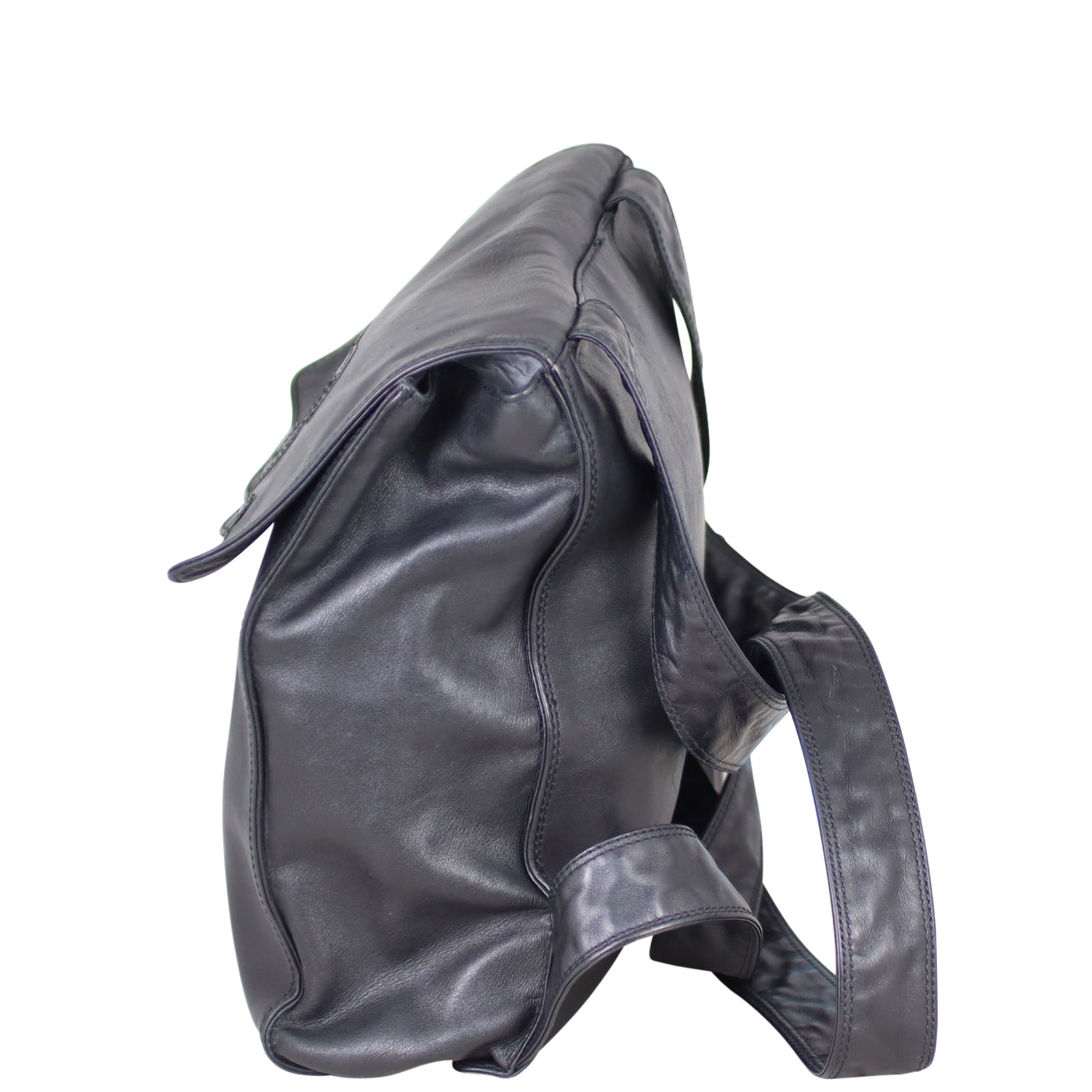 Chanel Vintage CC Backpack Side