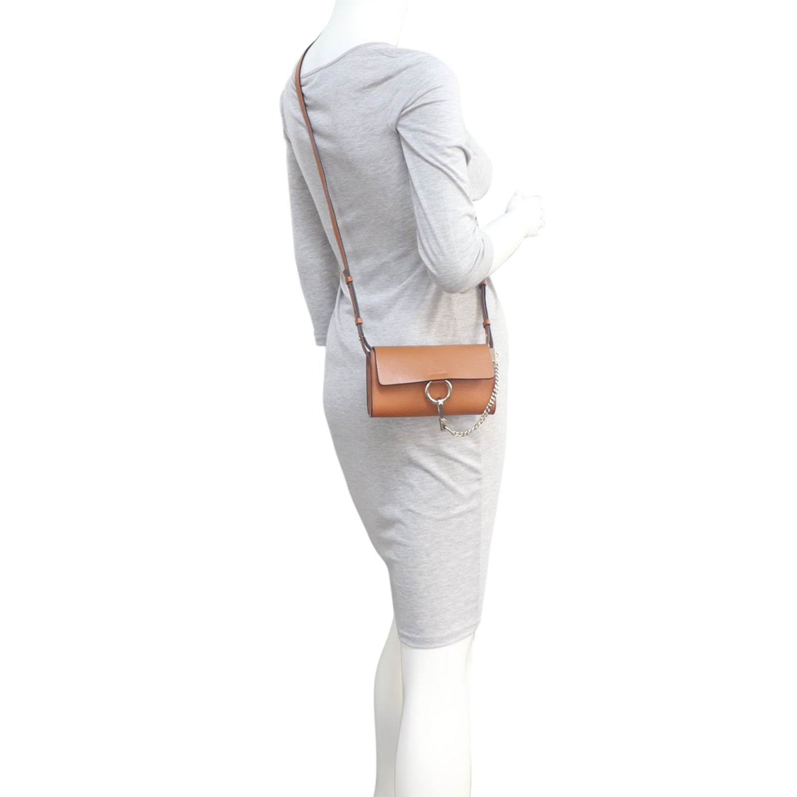 Chloe Faye Wallet on Strap Mannequin