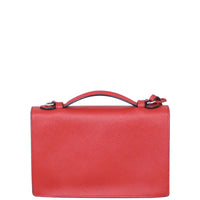 Prada Saffiano Lux Sound Crossbody Bag Back