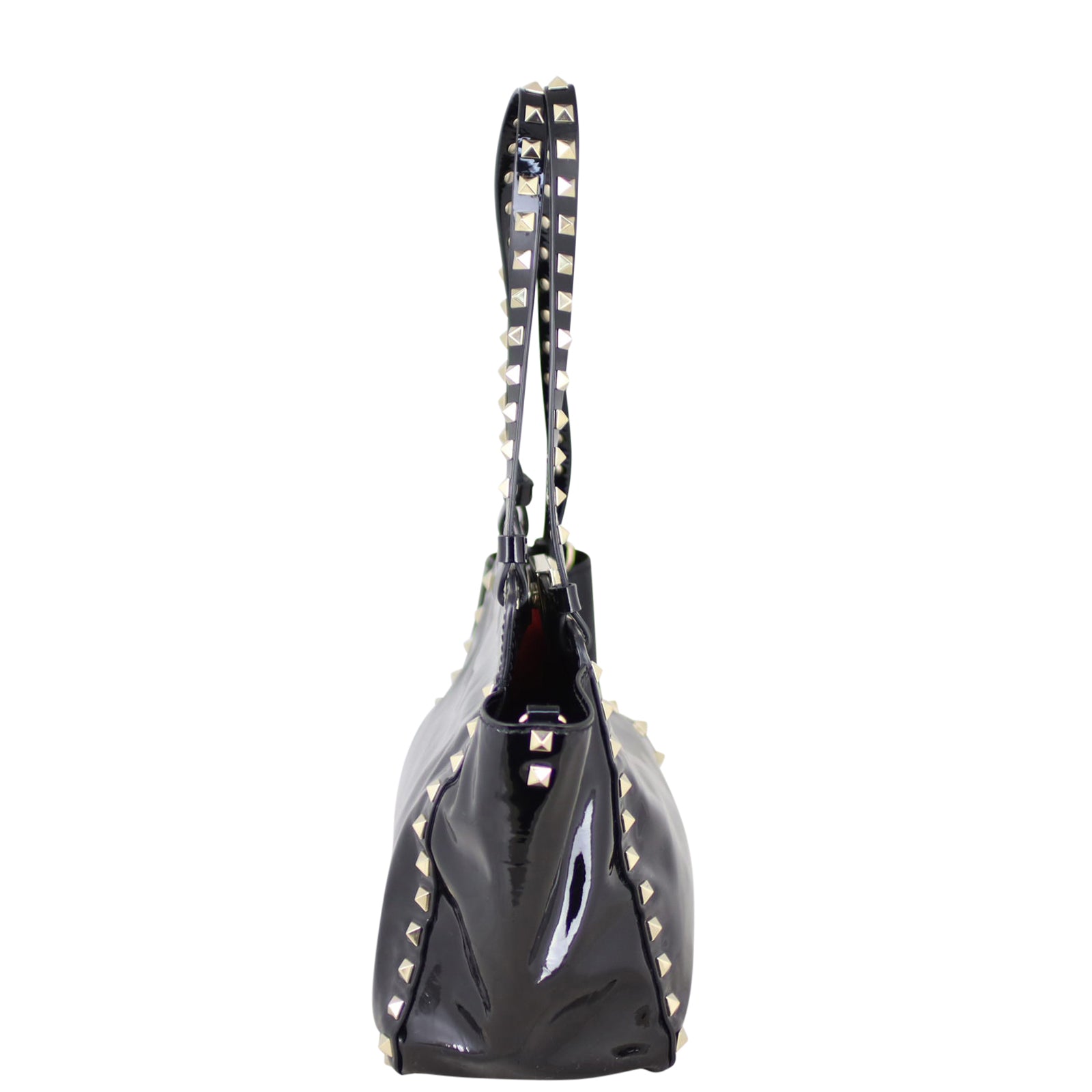 Valentino Rockstud Tote Small Side