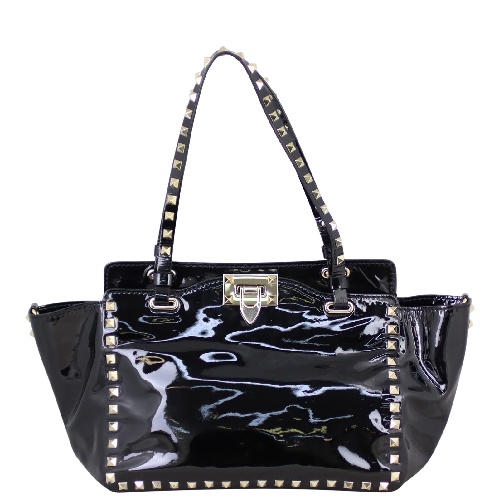 Valentino Rockstud Tote Small Front