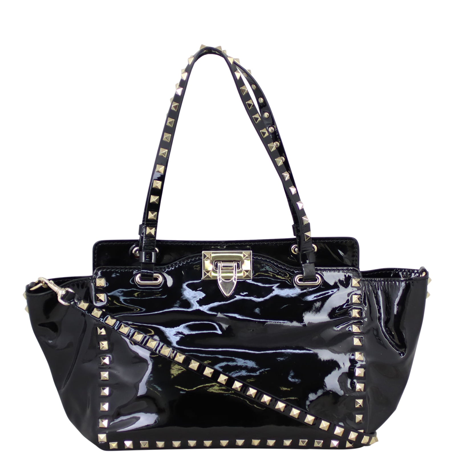Valentino Rockstud Tote Small Front