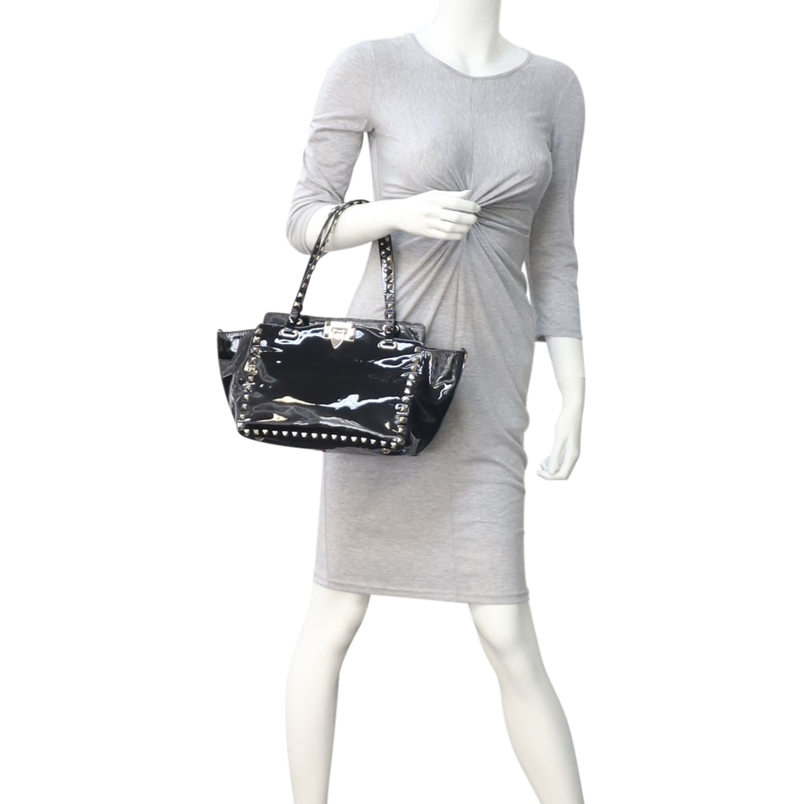 Valentino Rockstud Tote Small Mannequin