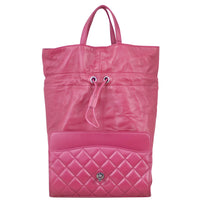 Chanel Grocery by Chanel Drawstring Flap Bag Front