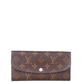 Louis Vuitton Emilie Wallet Monogram Front