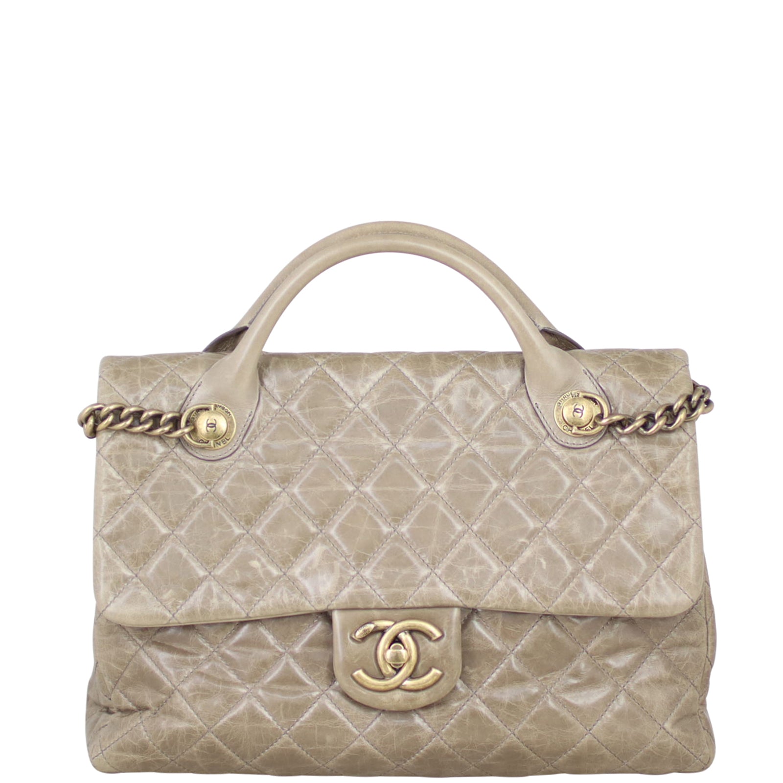 Chanel Castle Rock Large Flap Bag Front