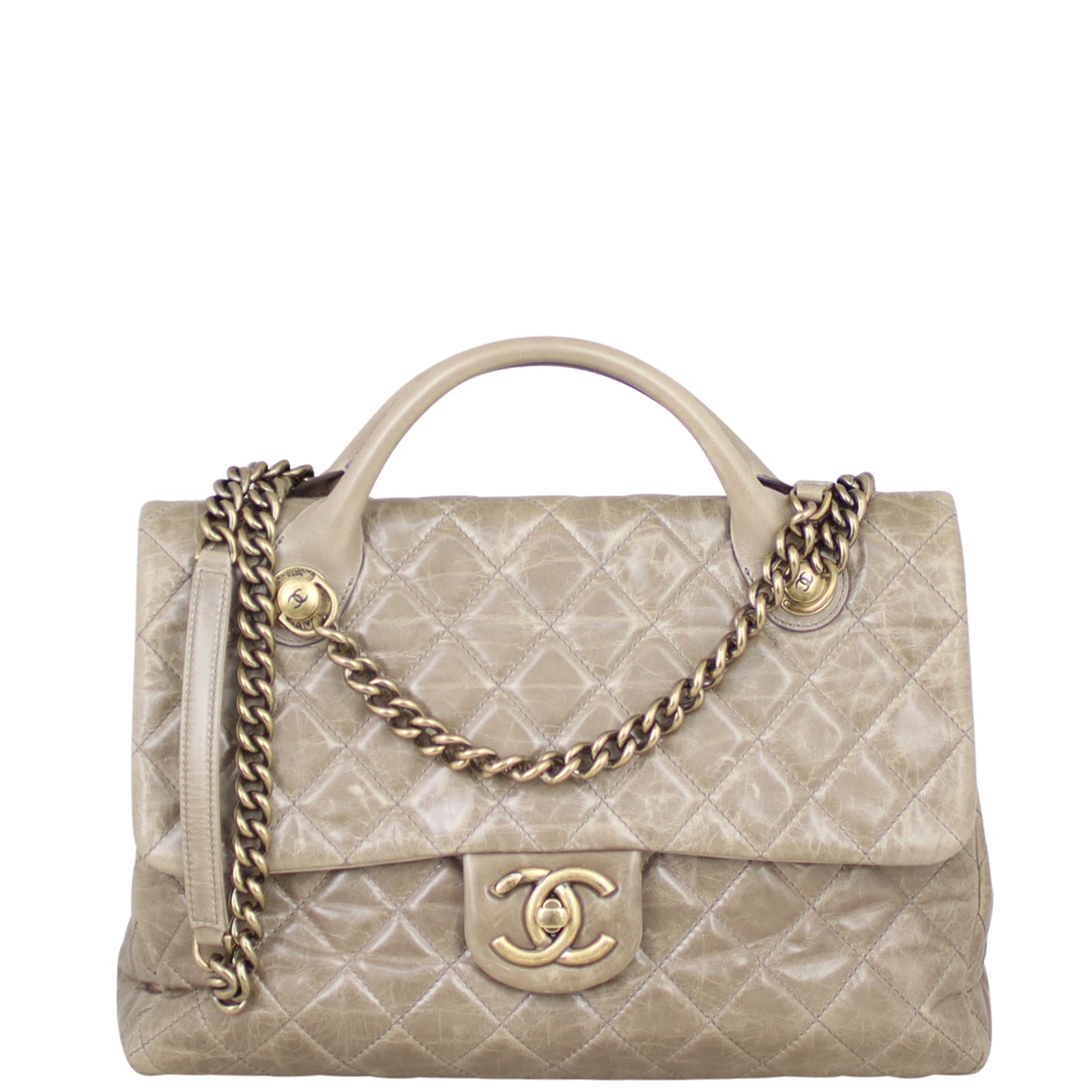 Chanel Castle Rock Large Flap Bag Front