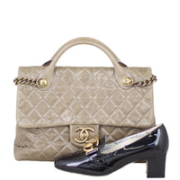 Chanel Castle Rock Large Flap Bag Shoe