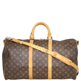 Louis Vuitton Keepall 50 Bandouliere Monogram Front