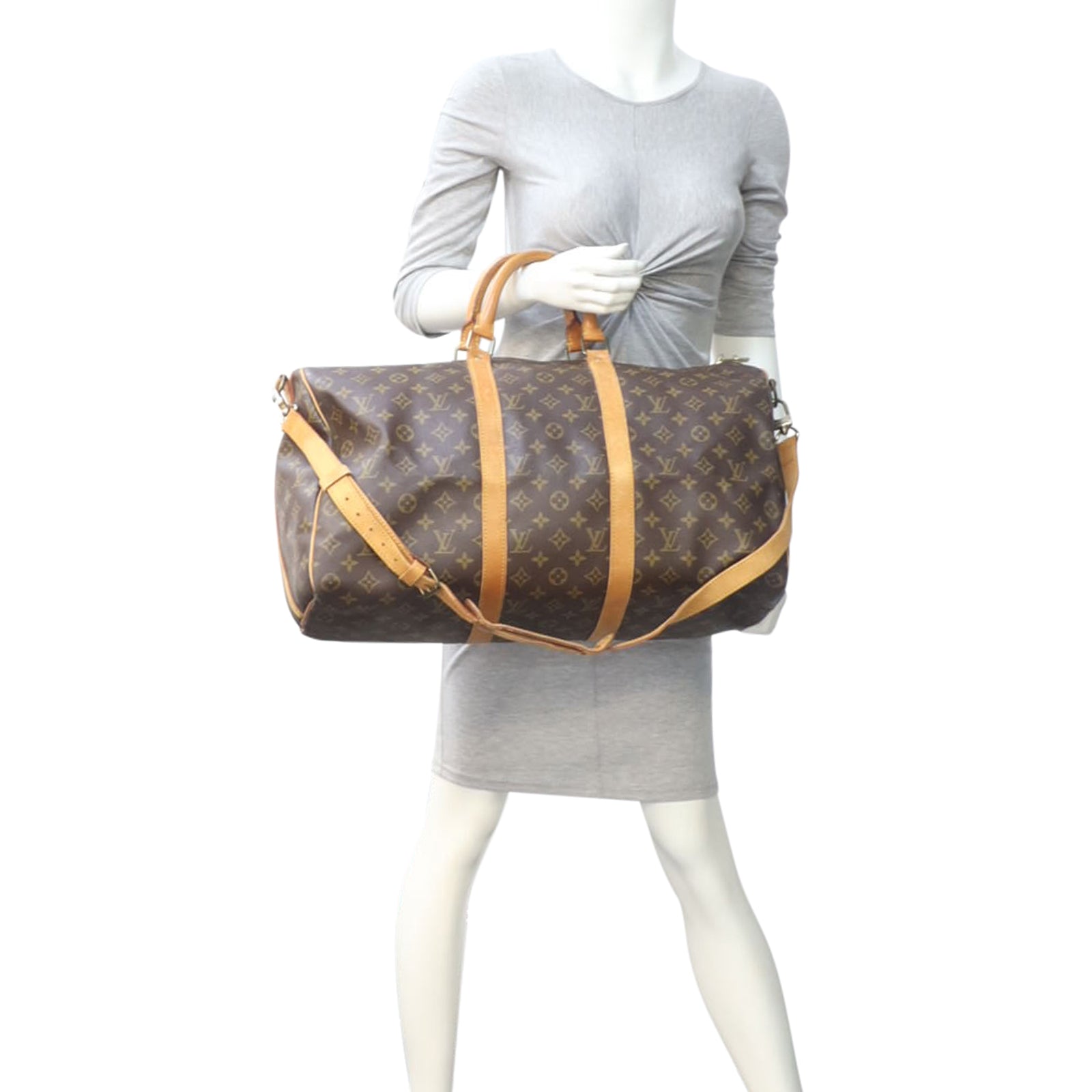 Louis Vuitton Keepall 50 Bandouliere Monogram Mannequin