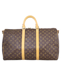 Louis Vuitton Keepall 50 Bandouliere Monogram Back