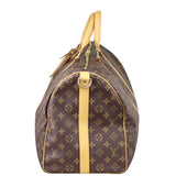 Louis Vuitton Keepall 50 Bandouliere Monogram Side