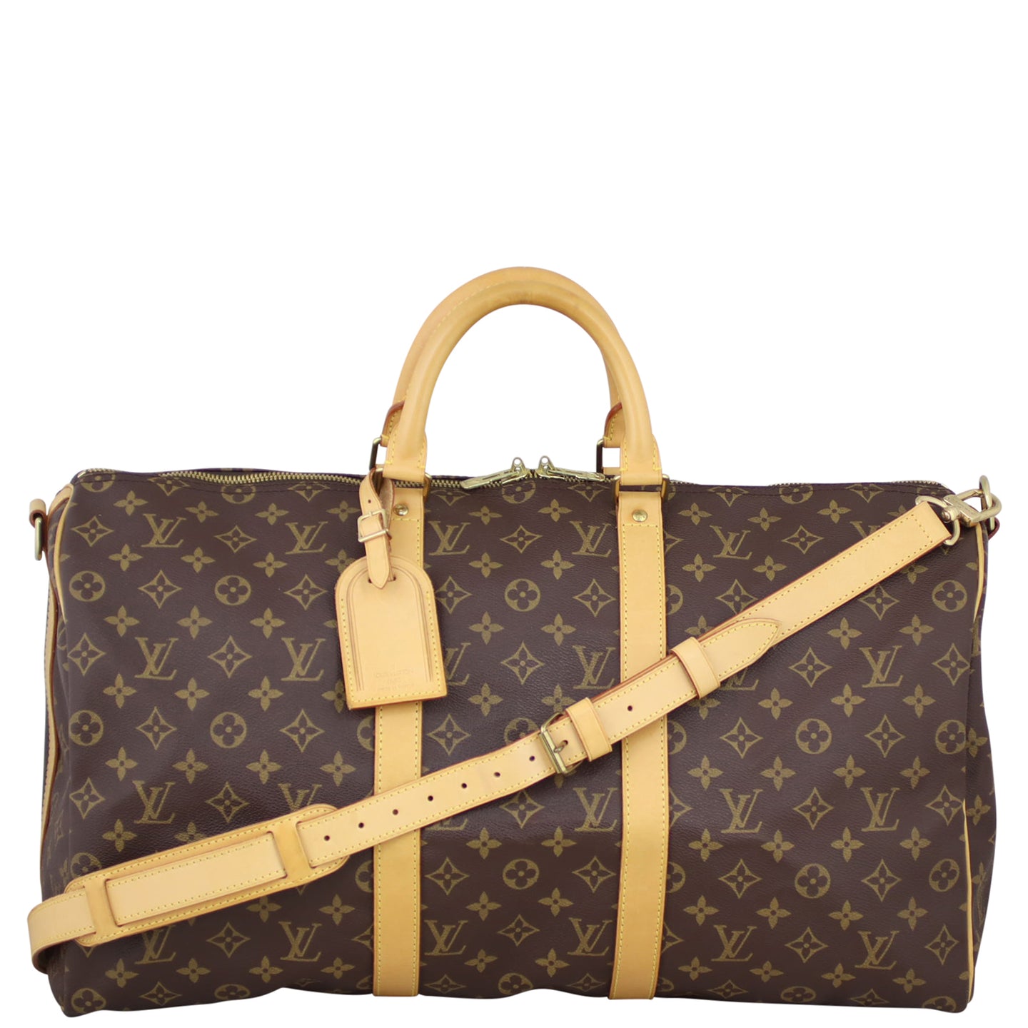Louis Vuitton Keepall 50 Bandouliere Monogram Front