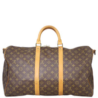 Louis Vuitton Keepall 50 Bandouliere Monogram Back