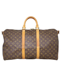 Louis Vuitton Keepall 50 Bandouliere Monogram Front