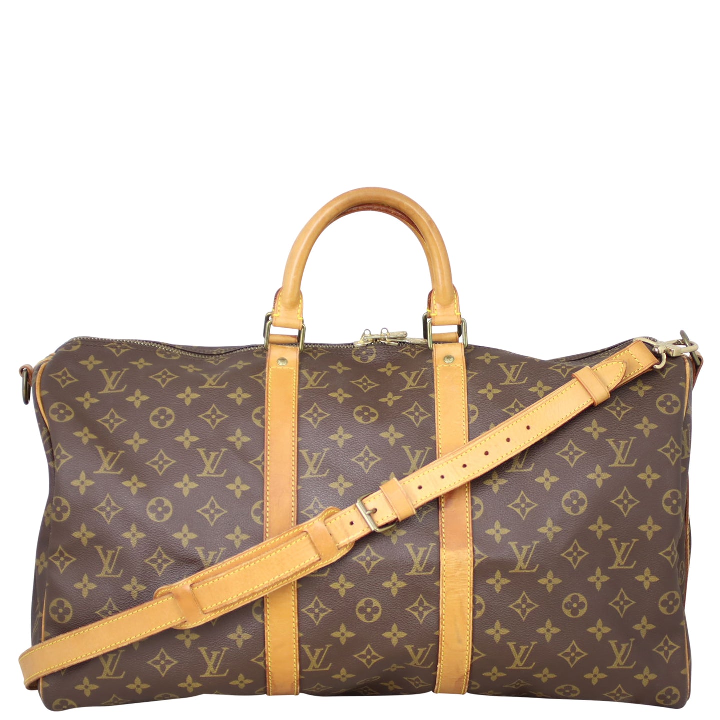 Louis Vuitton Keepall 50 Bandouliere Monogram Front