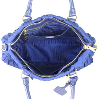 Prada Tessuto Gaufre Small Tote Whole interior