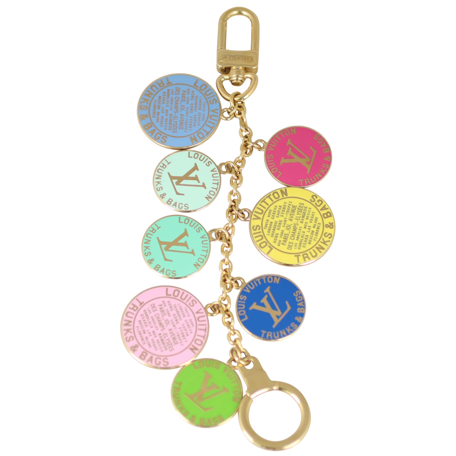 Louis Vuitton Globe Trunks and Bags Bag Charm Front