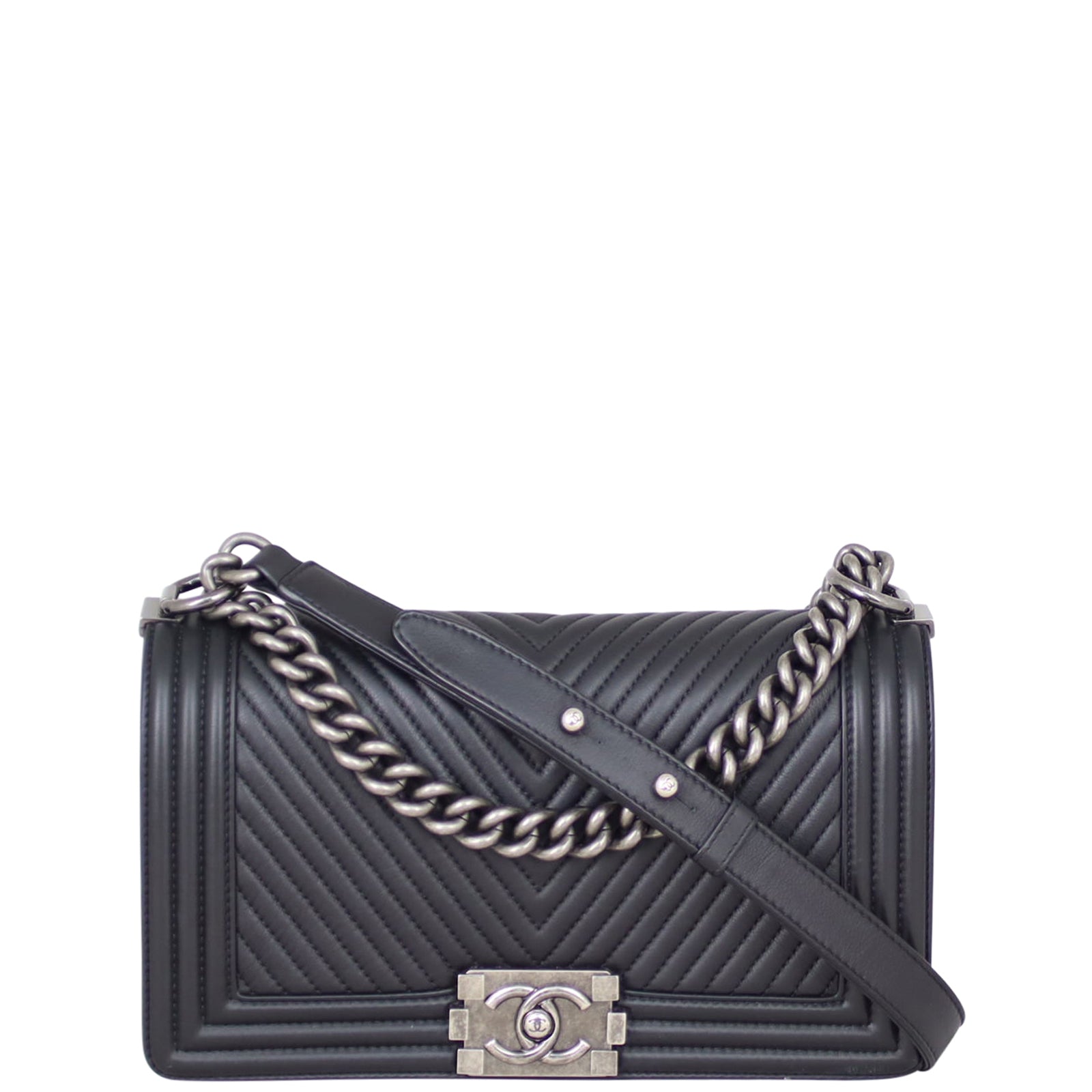 Chanel Boy Old Medium Front