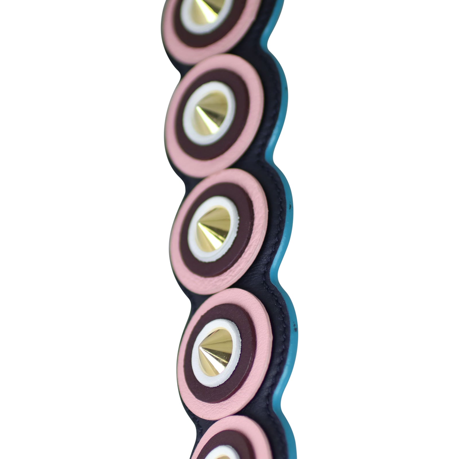 Fendi Strap You Circle Applique Shoulder Strap Top