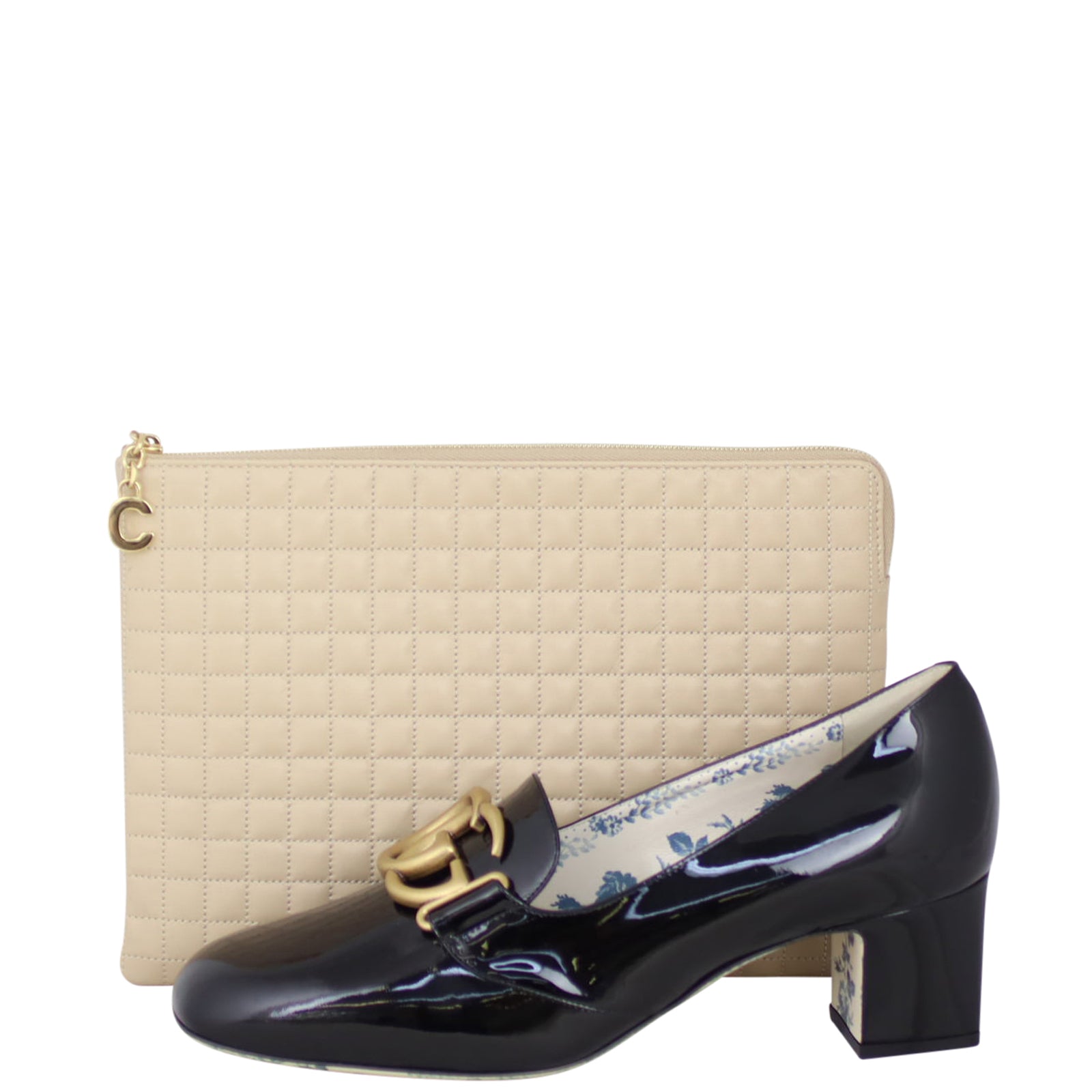 Celine C Charm Clutch Shoe