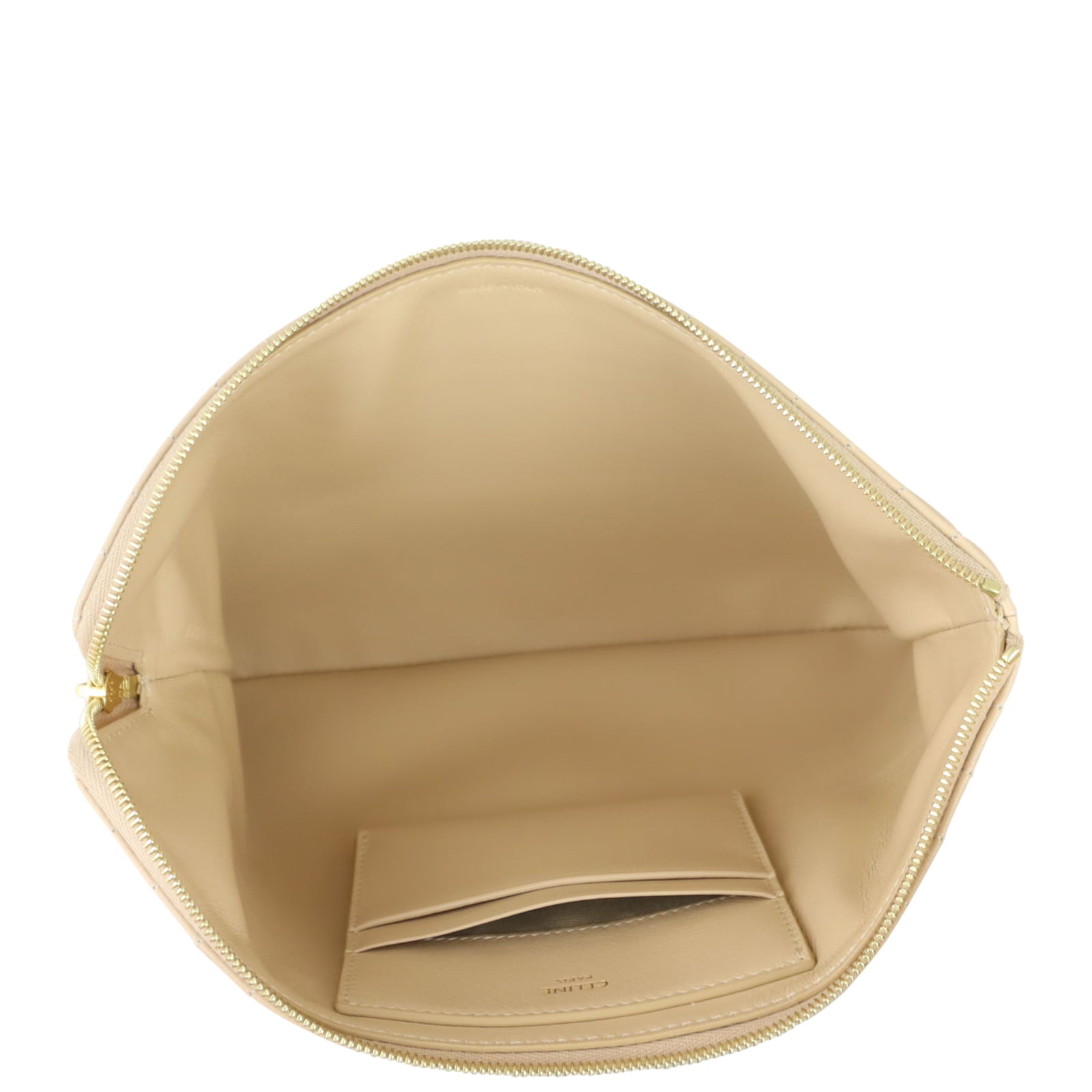 Celine C Charm Clutch Whole interior