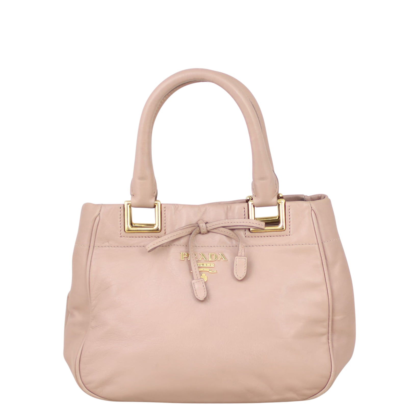 Prada Top Handle Crossbody Satchel Front