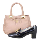 Prada Top Handle Crossbody Satchel Shoe