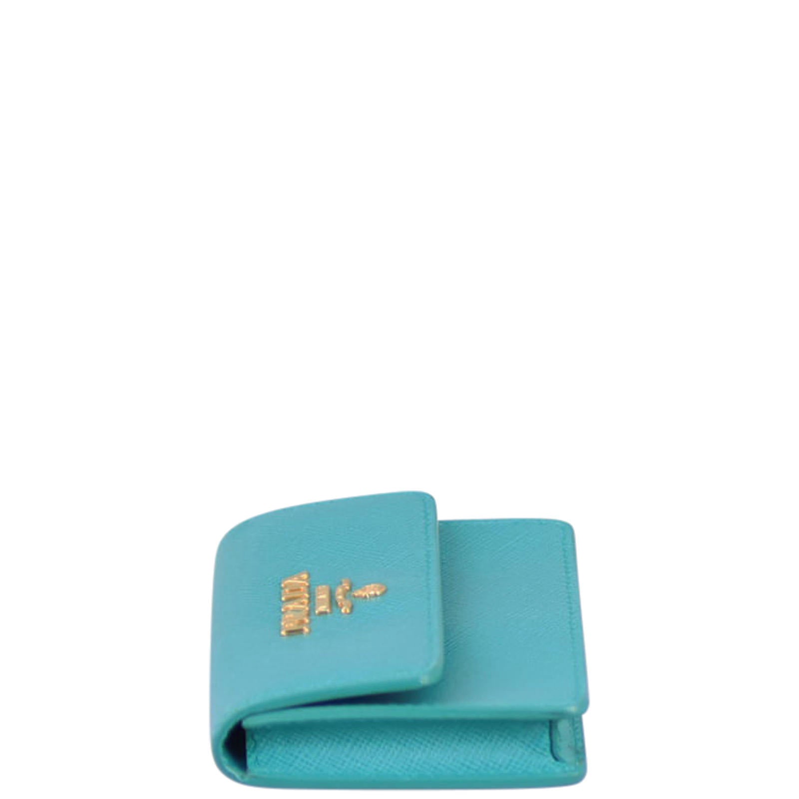 Prada Saffiano Compact Wallet Side