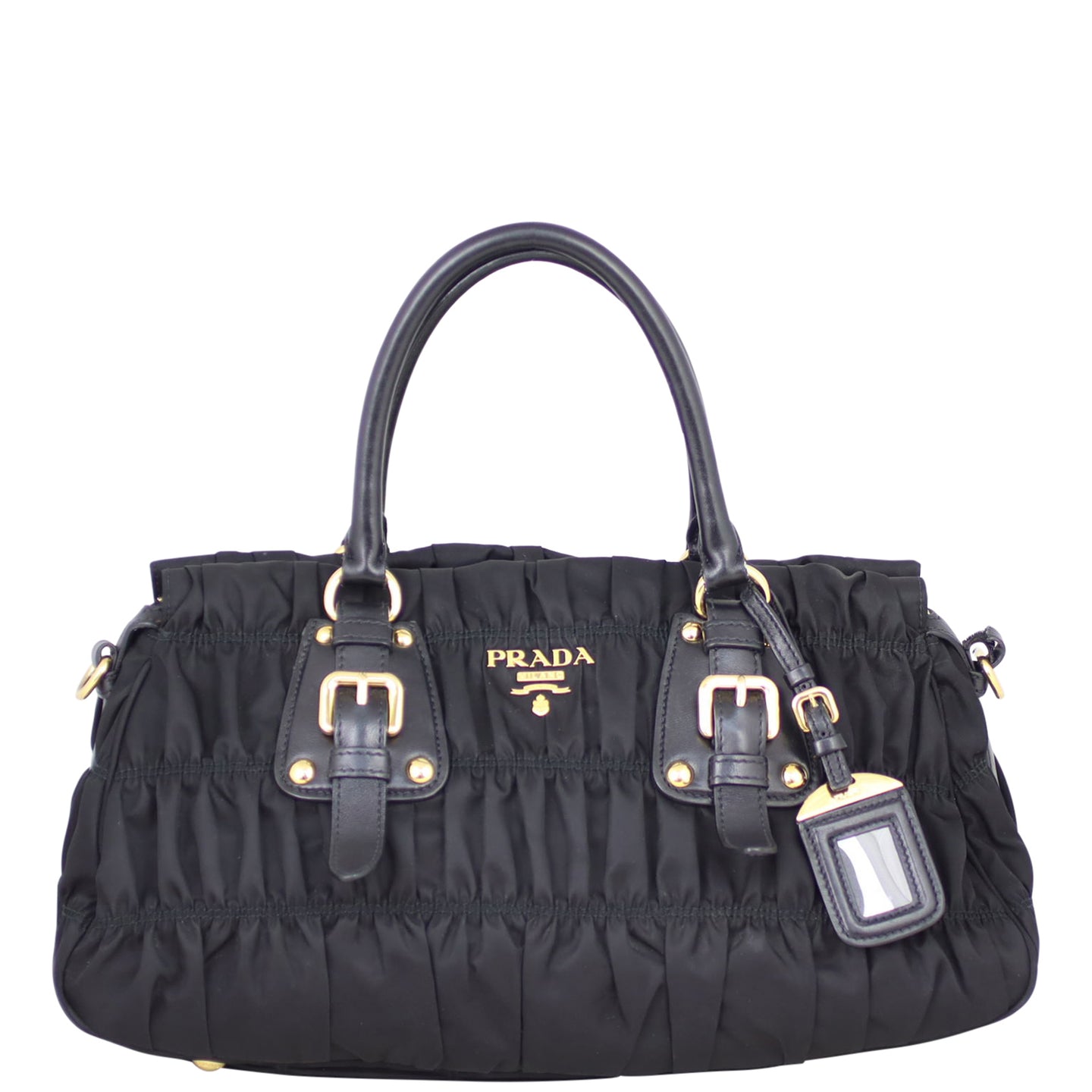 Prada Tessuto Gaufre Tote Front