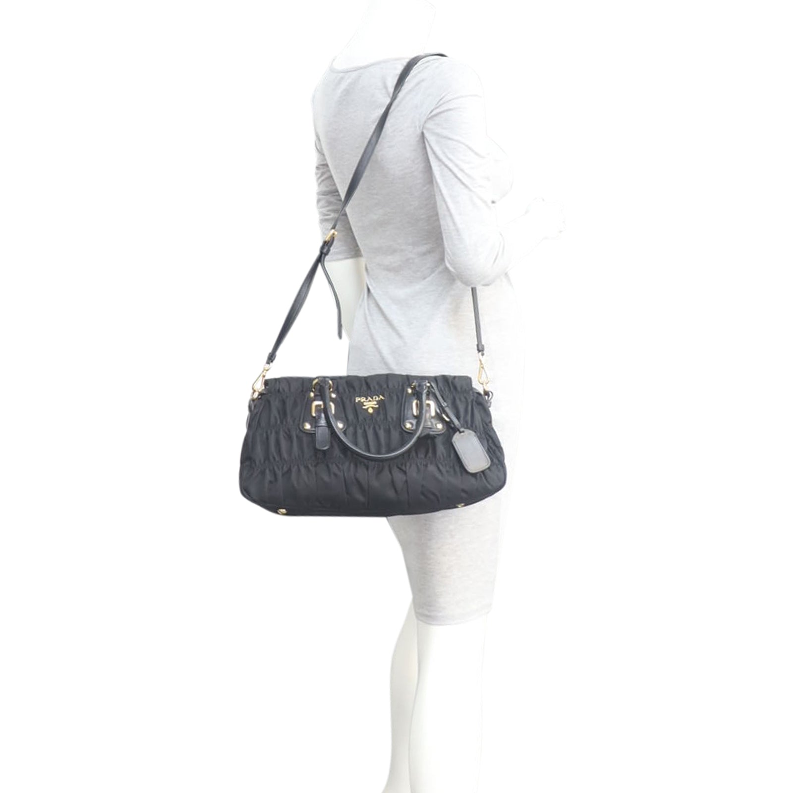 Prada Tessuto Gaufre Tote Mannequin