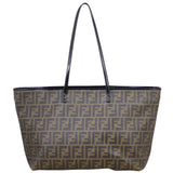 Fendi Zucca Roll Tote Mamma Baguette Print Back