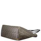 Fendi Zucca Roll Tote Mamma Baguette Print Corner
