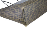Fendi Zucca Roll Tote Mamma Baguette Print Corner